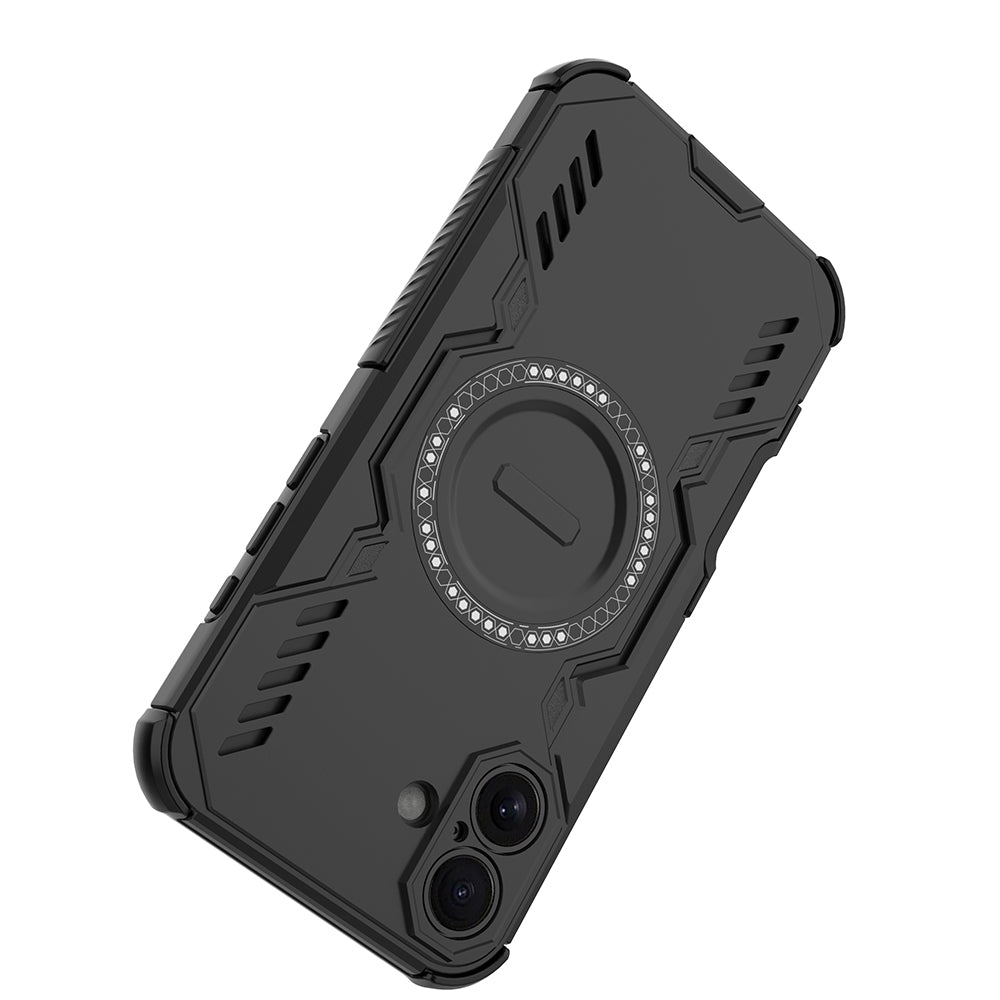 Hybrid Military Grade Shockproof Protection PC-TPU MagSafe Cover for Apple iPhone 16 Plus
