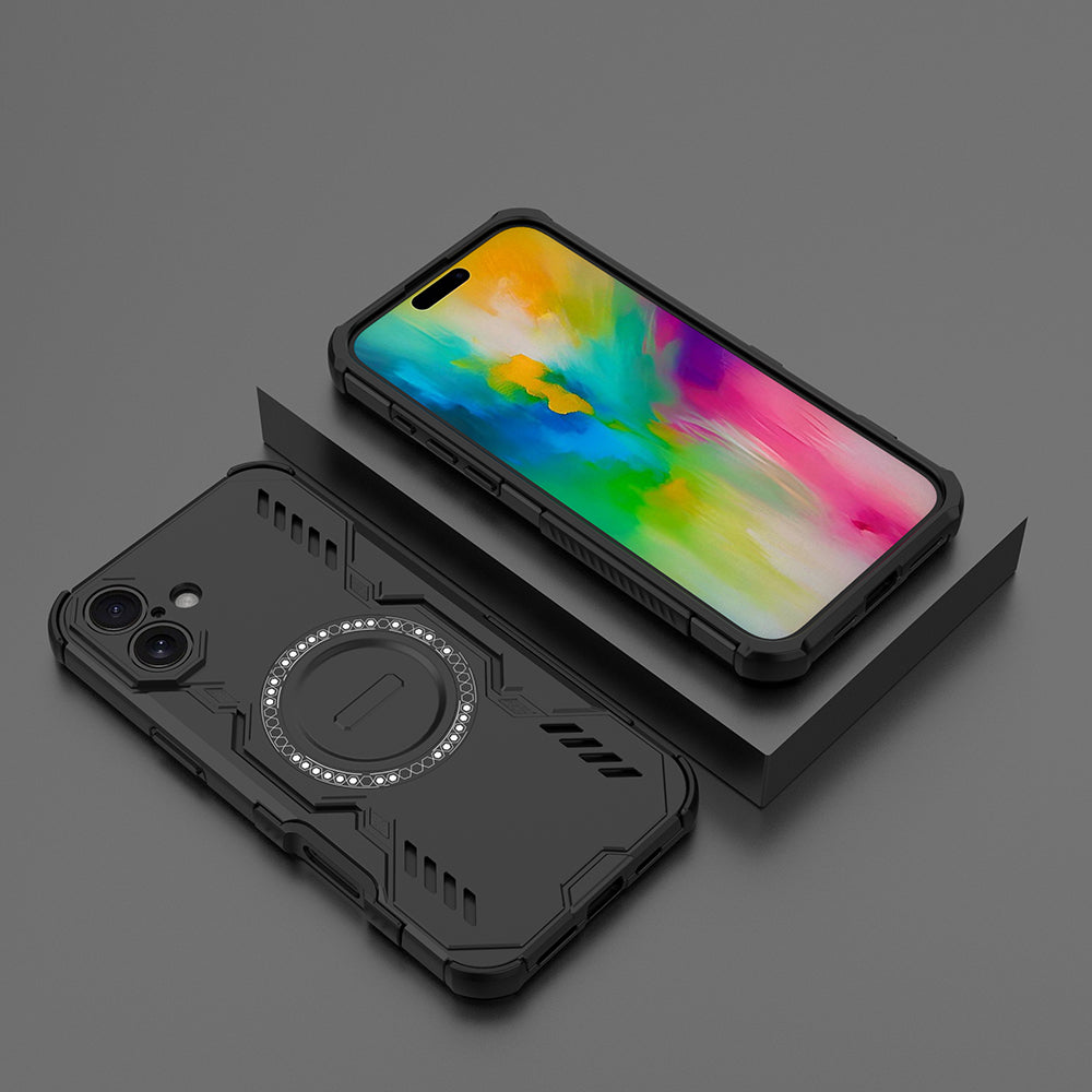 Hybrid Military Grade Shockproof Protection PC-TPU MagSafe Cover for Apple iPhone 16 Plus
