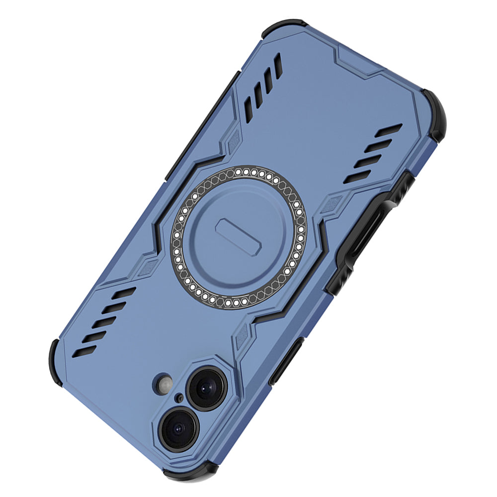 Hybrid Military Grade Shockproof Protection PC-TPU MagSafe Cover for Apple iPhone 16 Plus
