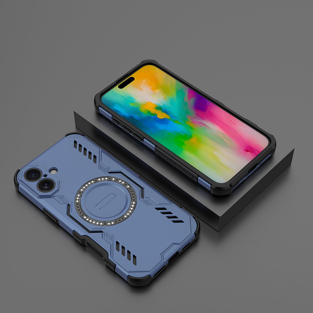 Hybrid Military Grade Shockproof Protection PC-TPU MagSafe Cover for Apple iPhone 16 Plus