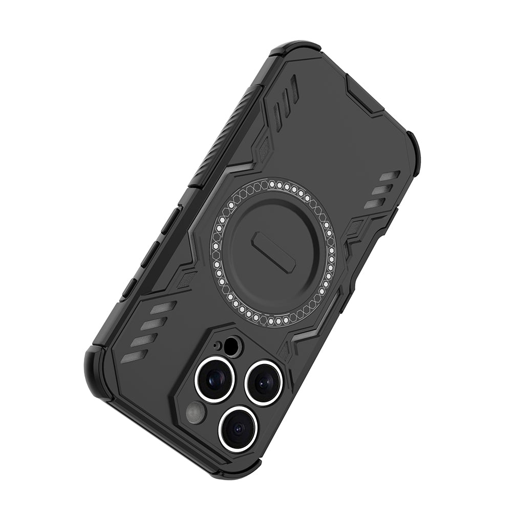Hybrid Military Grade Shockproof Protection PC-TPU MagSafe Cover for Apple iPhone 16 Pro