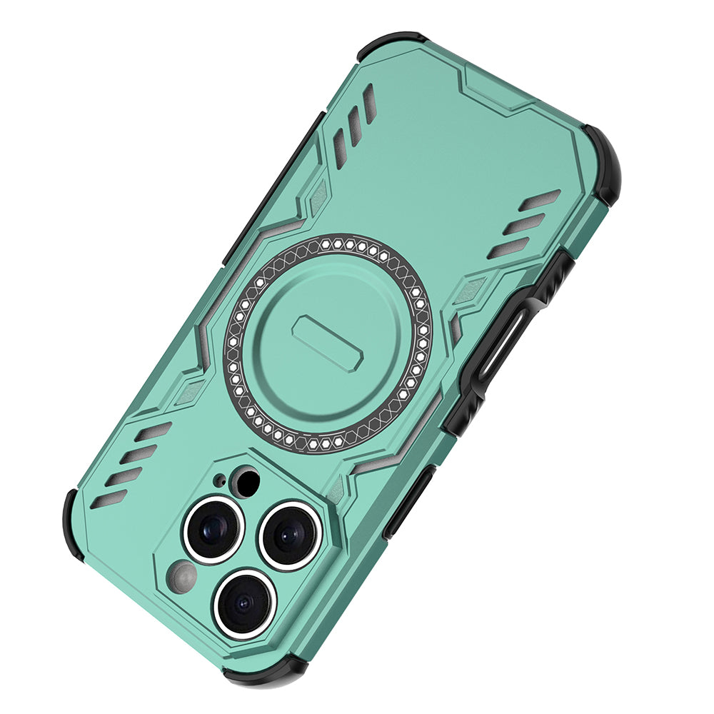 Hybrid Military Grade Shockproof Protection PC-TPU MagSafe Cover for Apple iPhone 16 Pro