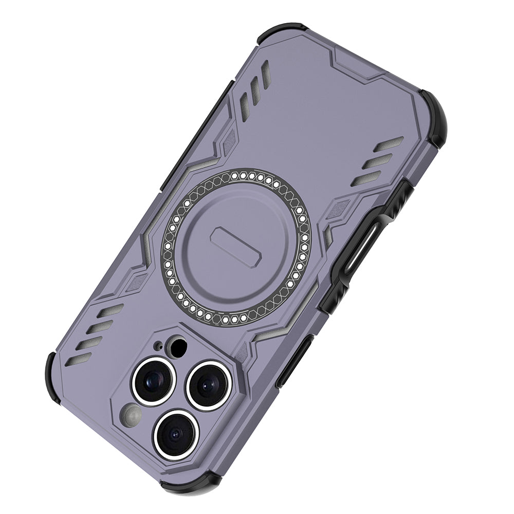 Hybrid Military Grade Shockproof Protection PC-TPU MagSafe Cover for Apple iPhone 16 Pro