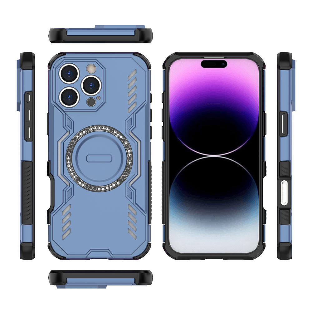 Hybrid Shockproof Protection PC-TPU MagSafe Cover for Apple iPhone 16 Pro Max