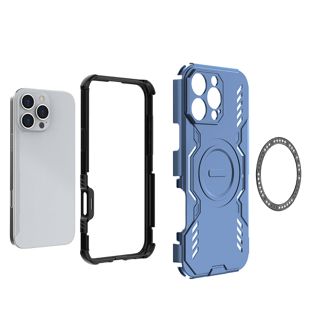 Hybrid Shockproof Protection PC-TPU MagSafe Cover for Apple iPhone 16 Pro Max