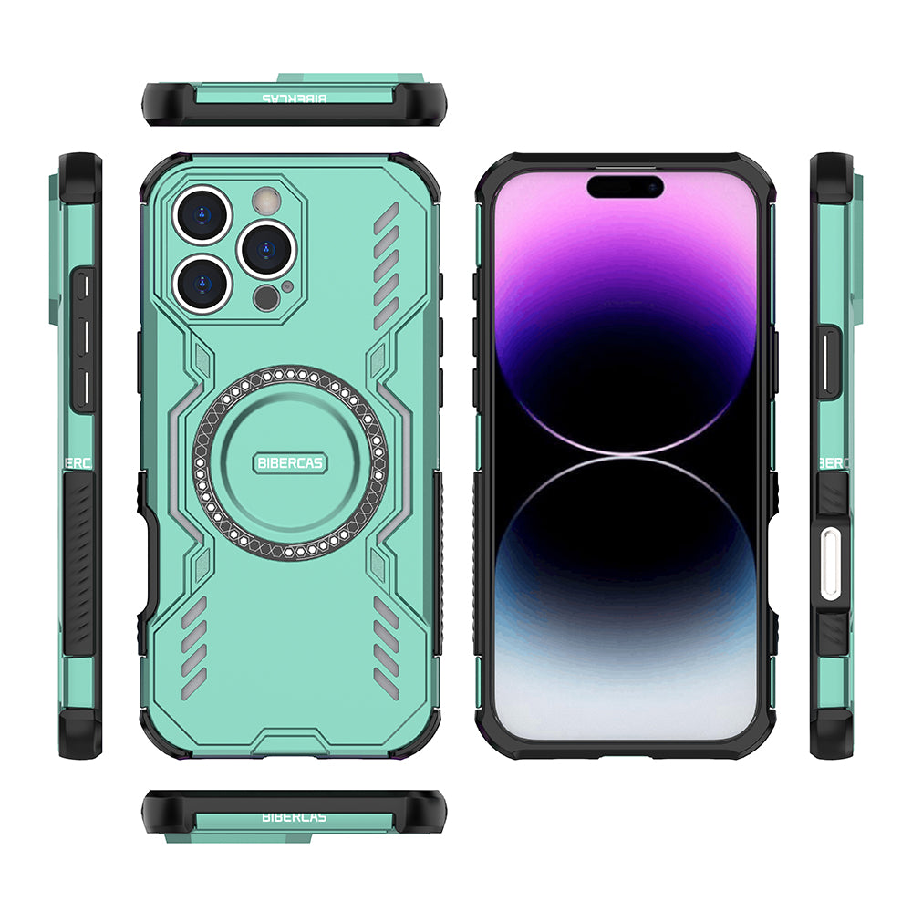 Hybrid Shockproof Protection PC-TPU MagSafe Cover for Apple iPhone 16 Pro Max
