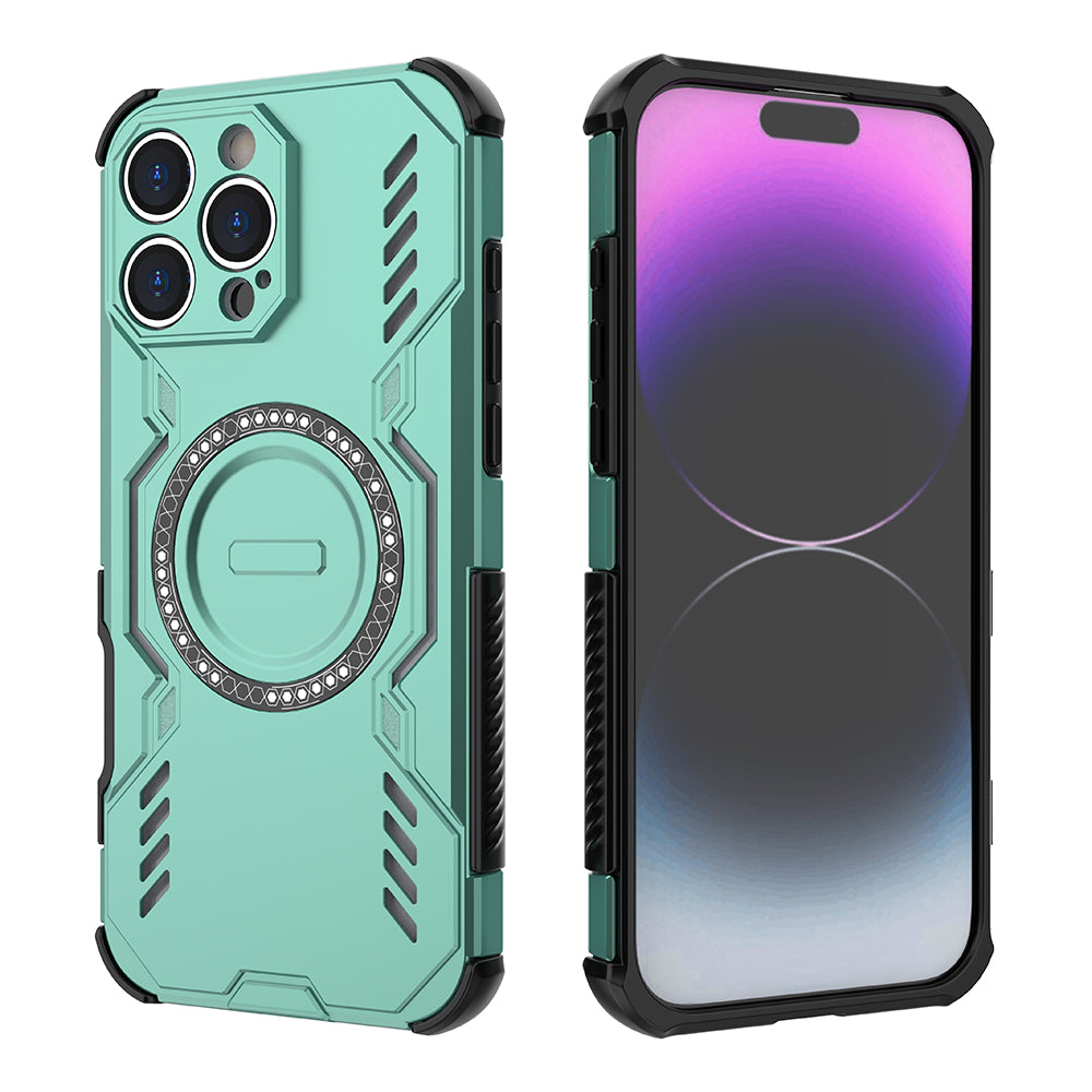 Hybrid Shockproof Protection PC-TPU MagSafe Cover for Apple iPhone 16 Pro Max