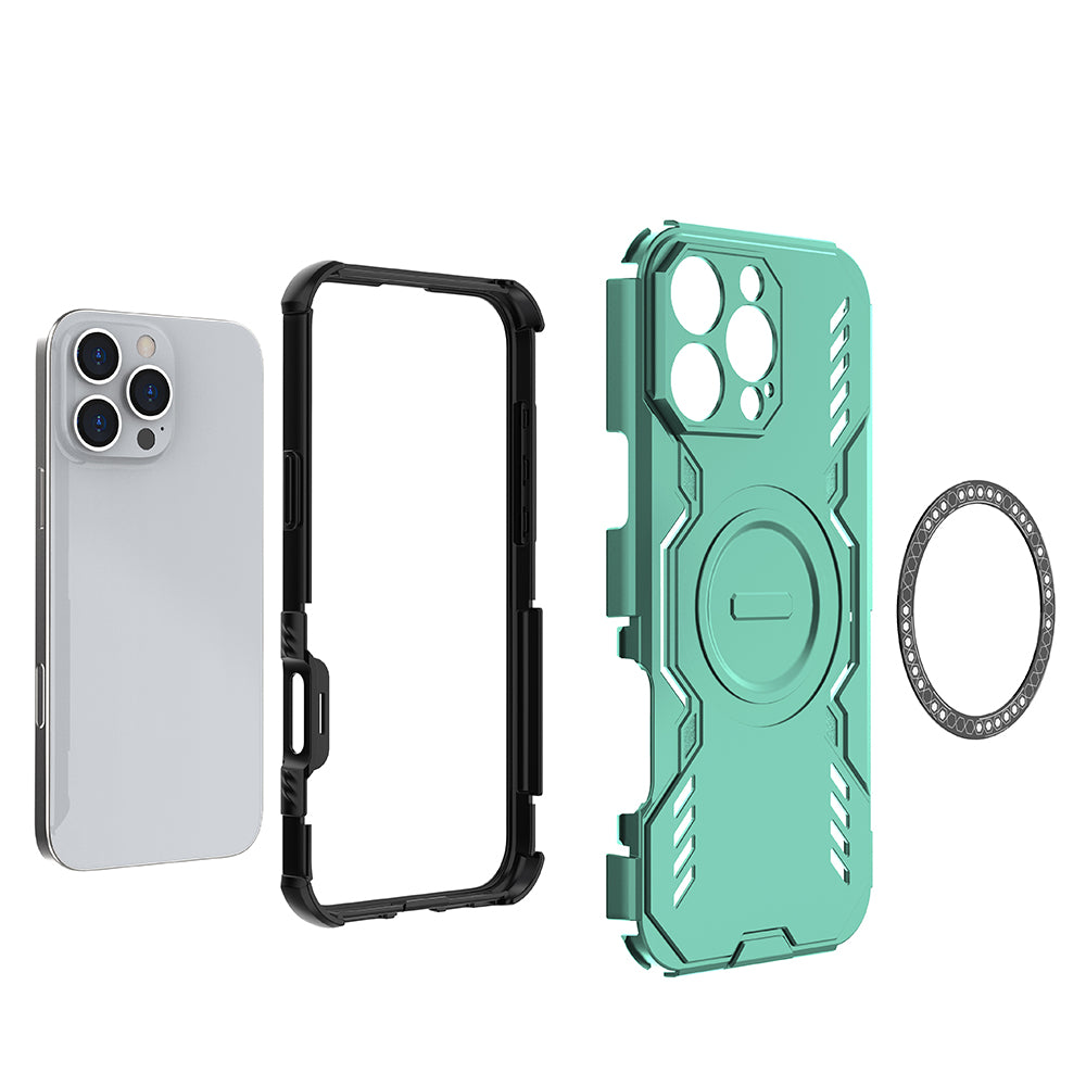Hybrid Shockproof Protection PC-TPU MagSafe Cover for Apple iPhone 16 Pro Max