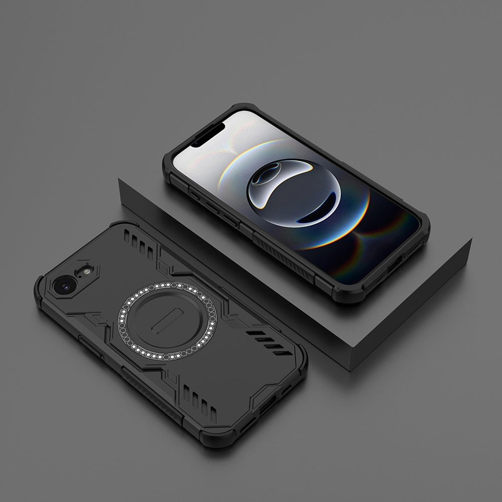 Hybrid Military Grade Shockproof Protection PC-TPU MagSafe Cover for Apple iPhone 16e