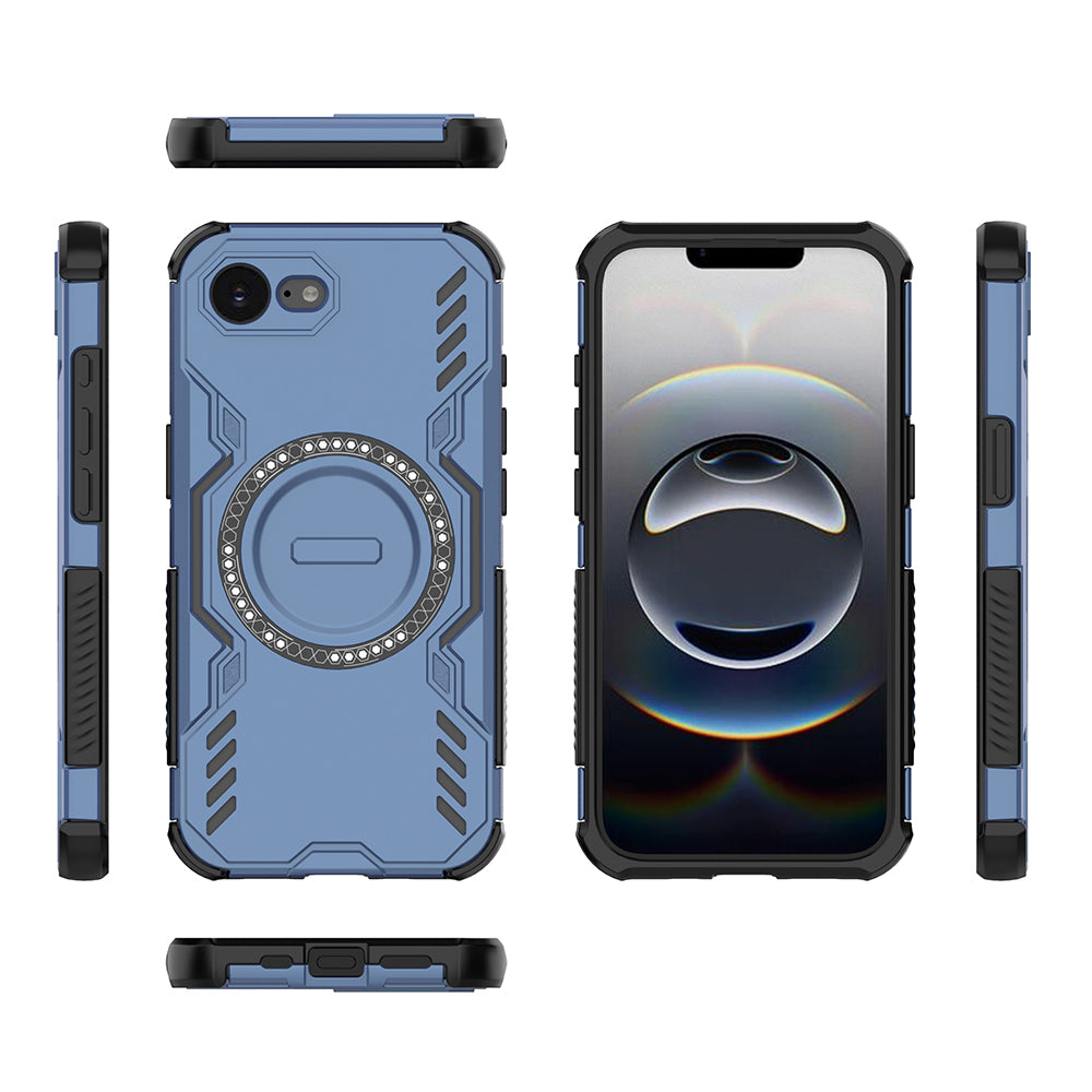 Hybrid Military Grade Shockproof Protection PC-TPU MagSafe Cover for Apple iPhone 16e