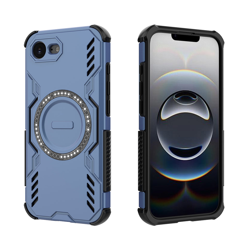 Hybrid Military Grade Shockproof Protection PC-TPU MagSafe Cover for Apple iPhone 16e