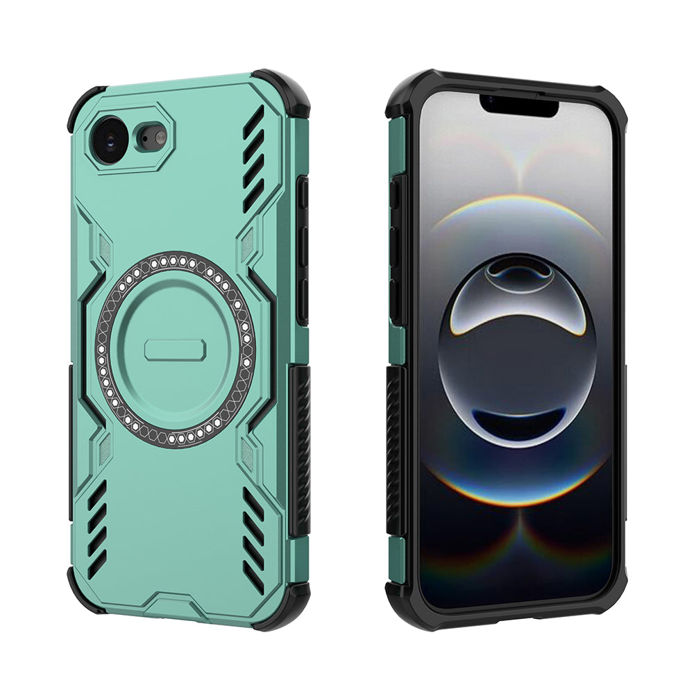 Hybrid Military Grade Shockproof Protection PC-TPU MagSafe Cover for Apple iPhone 16e
