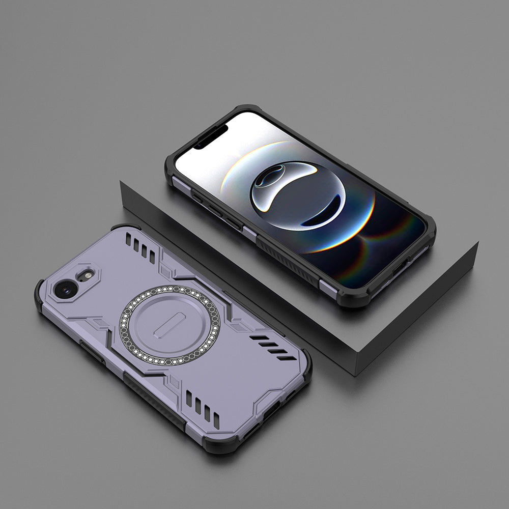 Hybrid Military Grade Shockproof Protection PC-TPU MagSafe Cover for Apple iPhone 16e