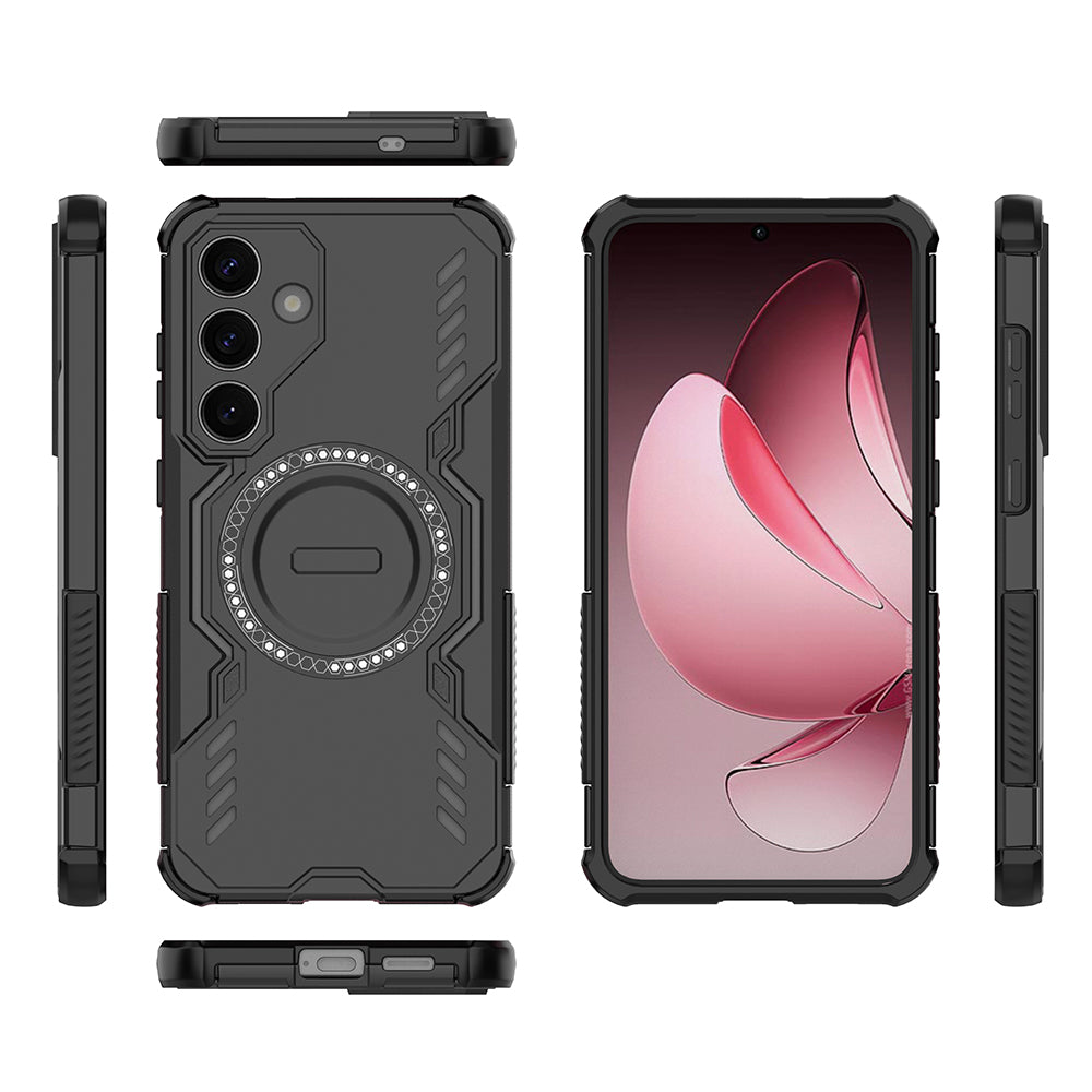 Hybrid Military Grade Shockproof Protection PC-TPU MagSafe Cover for Samsung Galaxy S25 Plus 5G