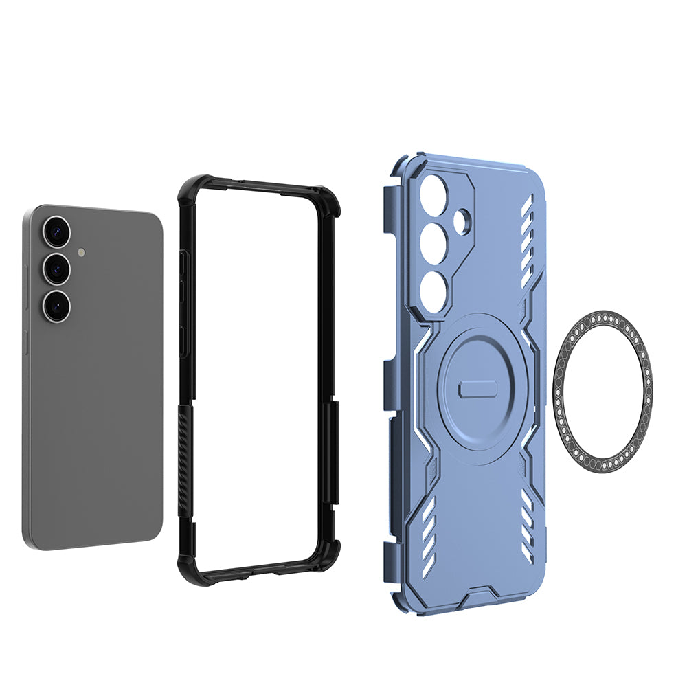 Hybrid Military Grade Shockproof Protection PC-TPU MagSafe Cover for Samsung Galaxy S25 Plus 5G