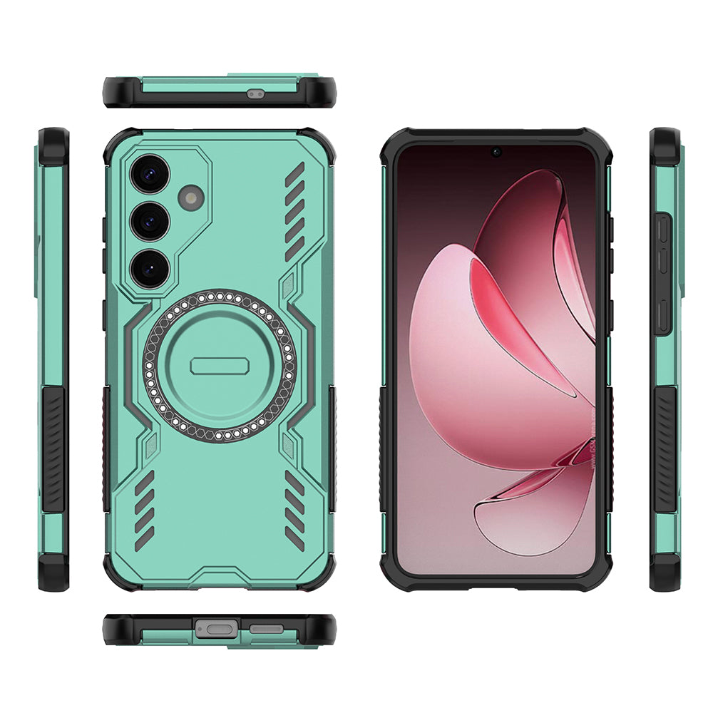 Hybrid Military Grade Shockproof Protection PC-TPU MagSafe Cover for Samsung Galaxy S25 Plus 5G