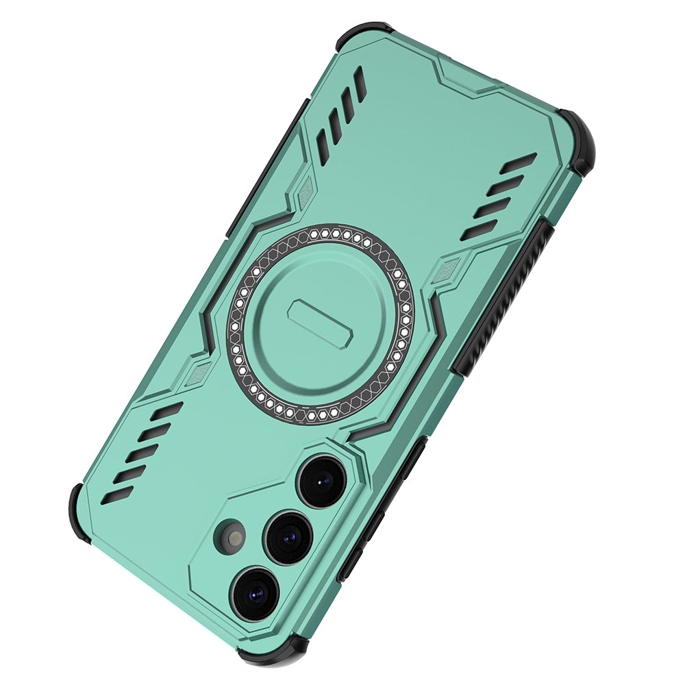 Hybrid Military Grade Shockproof Protection PC-TPU MagSafe Cover for Samsung Galaxy S25 Plus 5G