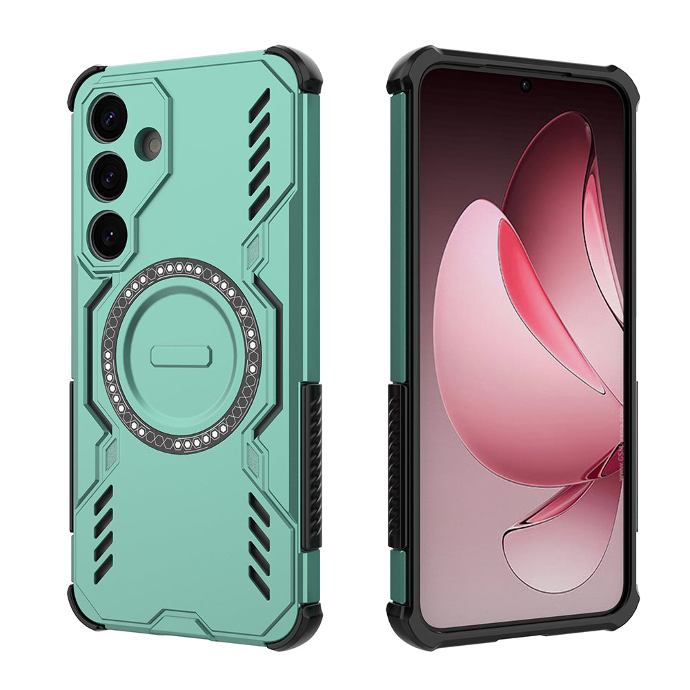 Hybrid Military Grade Shockproof Protection PC-TPU MagSafe Cover for Samsung Galaxy S25 Plus 5G