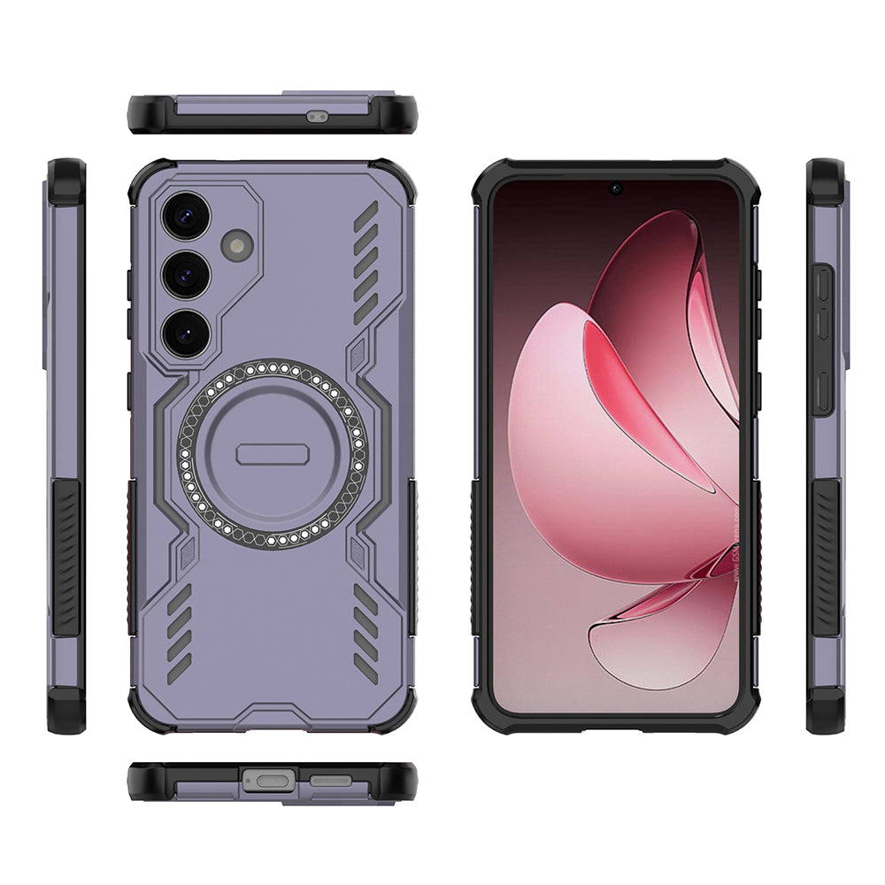 Hybrid Military Grade Shockproof Protection PC-TPU MagSafe Cover for Samsung Galaxy S25 Plus 5G