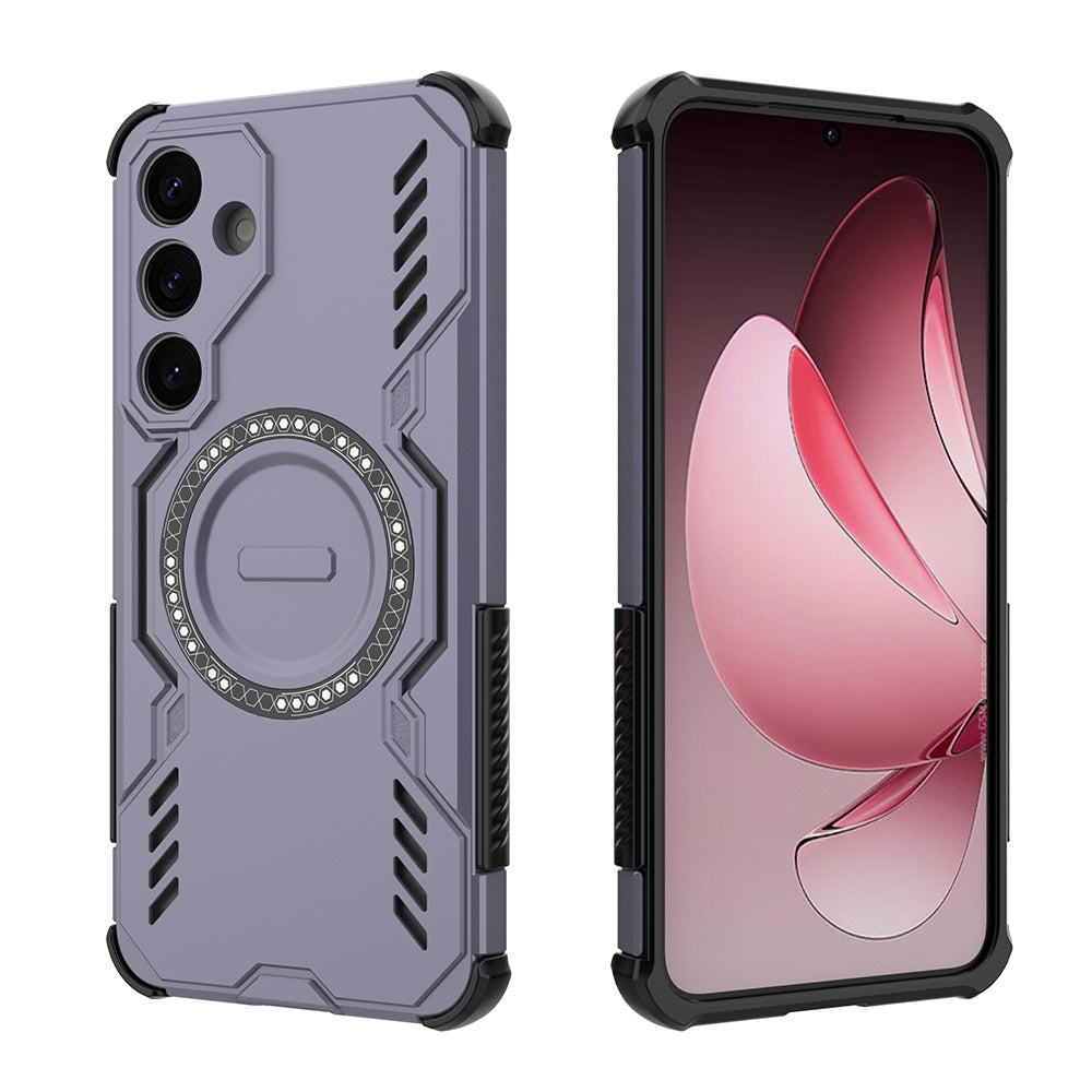 Hybrid Military Grade Shockproof Protection PC-TPU MagSafe Cover for Samsung Galaxy S25 Plus 5G