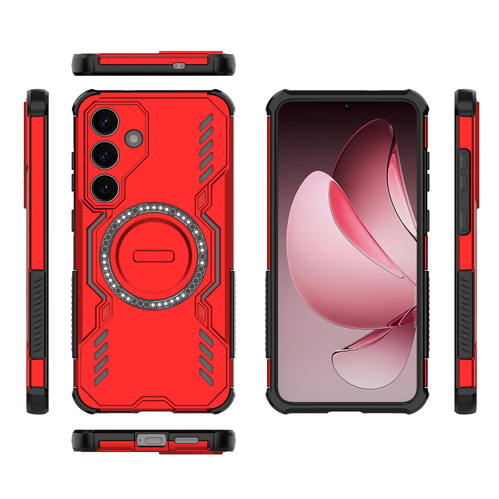 Hybrid Military Grade Shockproof Protection PC-TPU MagSafe Cover for Samsung Galaxy S25 Plus 5G