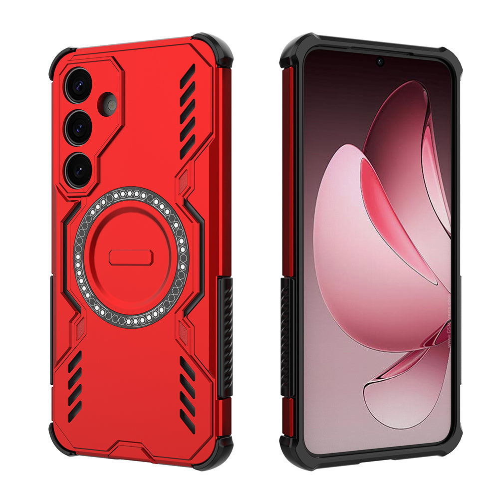 Hybrid Military Grade Shockproof Protection PC-TPU MagSafe Cover for Samsung Galaxy S25 Plus 5G