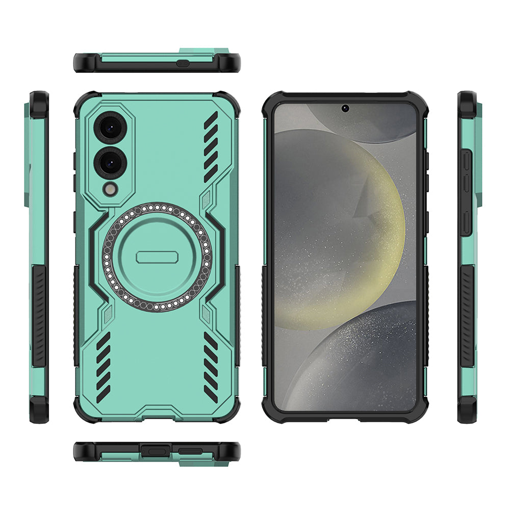 Hybrid Shockproof Protection PC-TPU MagSafe Cover for Samsung Galaxy S25 Edge 5G