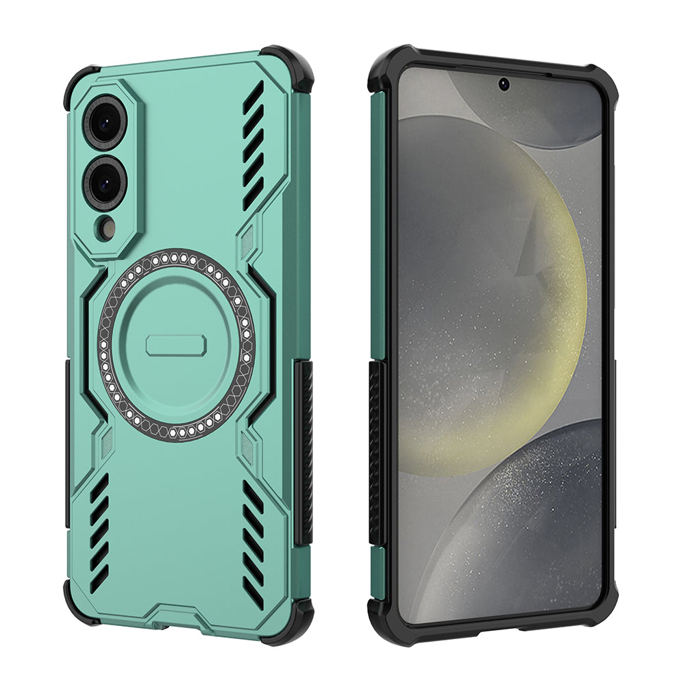 Hybrid Shockproof Protection PC-TPU MagSafe Cover for Samsung Galaxy S25 Edge 5G