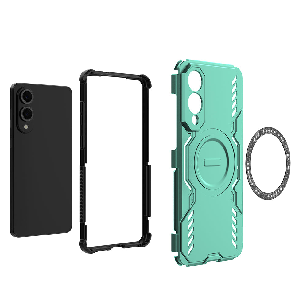 Hybrid Shockproof Protection PC-TPU MagSafe Cover for Samsung Galaxy S25 Edge 5G