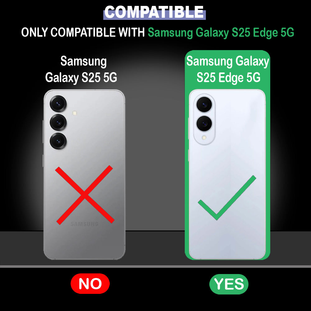 Hybrid Shockproof Protection PC-TPU MagSafe Cover for Samsung Galaxy S25 Edge 5G