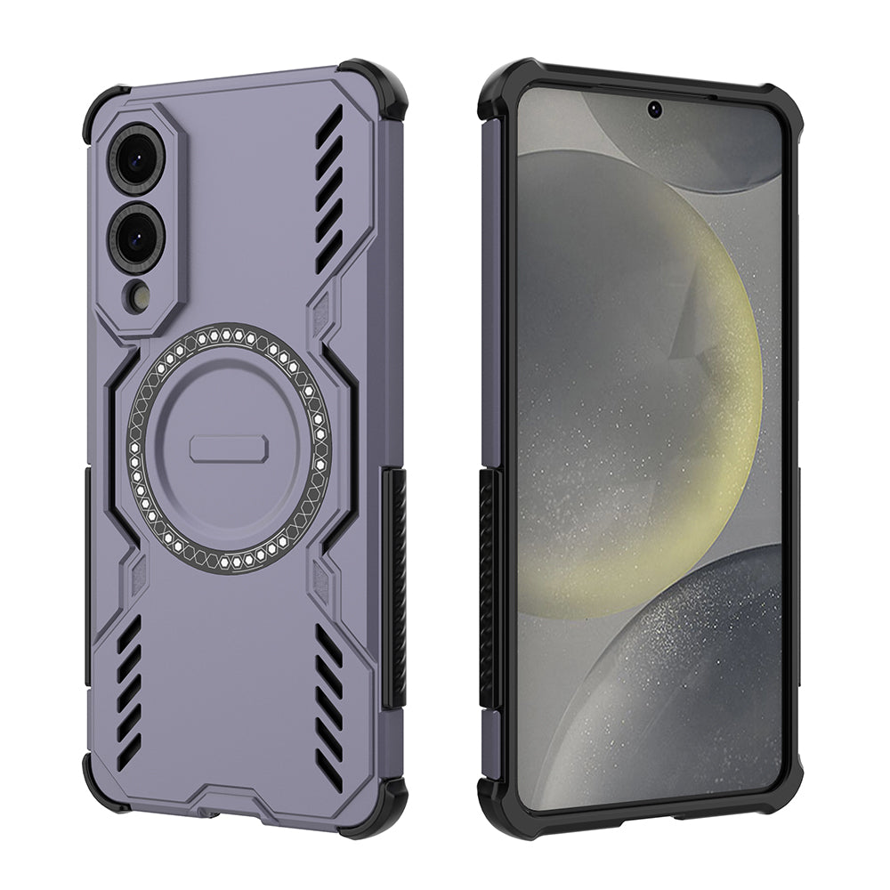 Hybrid Shockproof Protection PC-TPU MagSafe Cover for Samsung Galaxy S25 Edge 5G