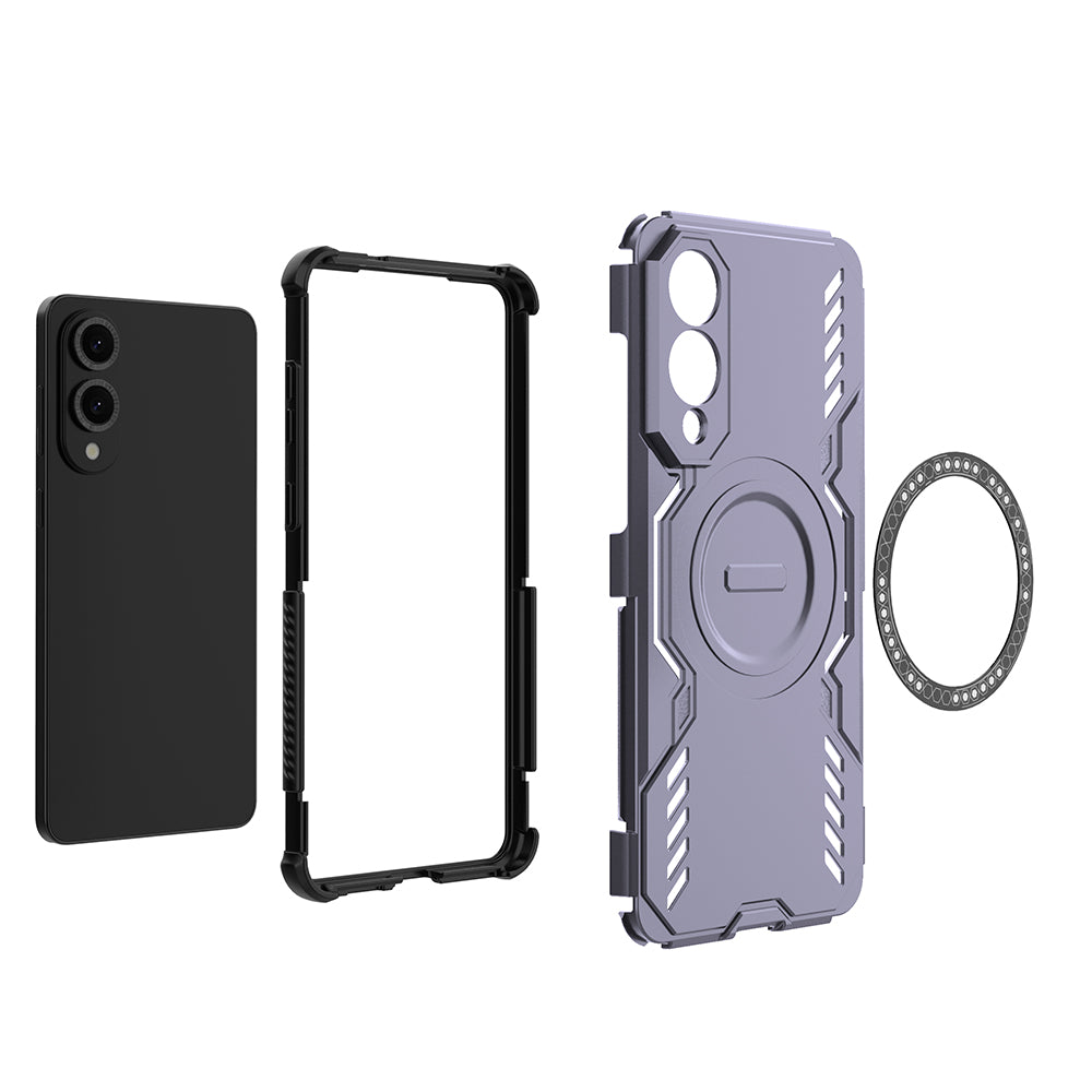 Hybrid Shockproof Protection PC-TPU MagSafe Cover for Samsung Galaxy S25 Edge 5G