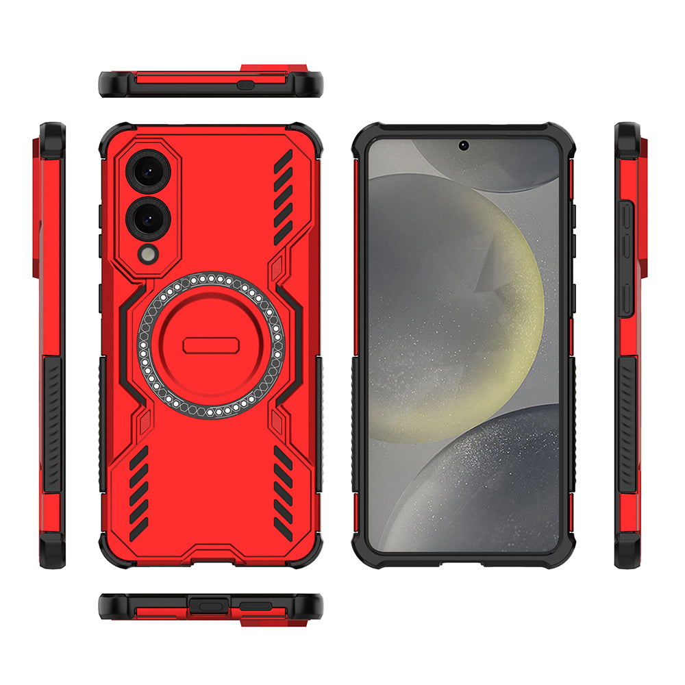 Hybrid Shockproof Protection PC-TPU MagSafe Cover for Samsung Galaxy S25 Edge 5G