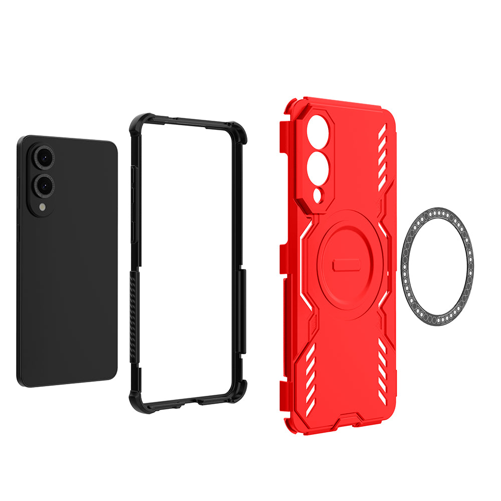 Hybrid Shockproof Protection PC-TPU MagSafe Cover for Samsung Galaxy S25 Edge 5G