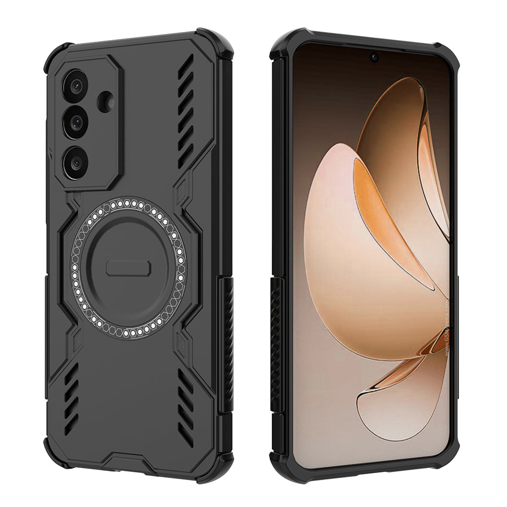 Hybrid Military Grade Shockproof Protection PC-TPU MagSafe Cover for Samsung Galaxy M56 5G / F56 5G