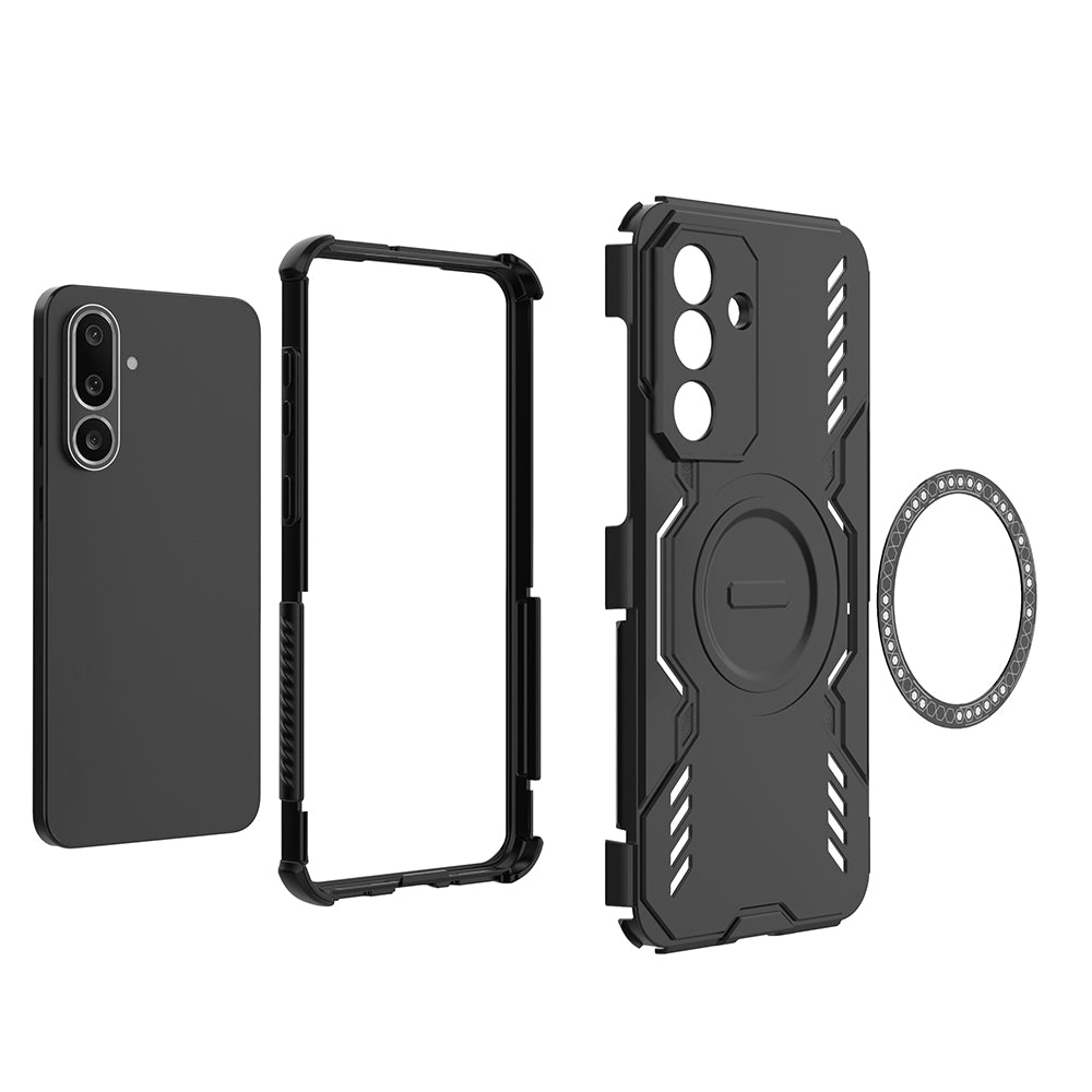 Hybrid Military Grade Shockproof Protection PC-TPU MagSafe Cover for Samsung Galaxy M56 5G / F56 5G