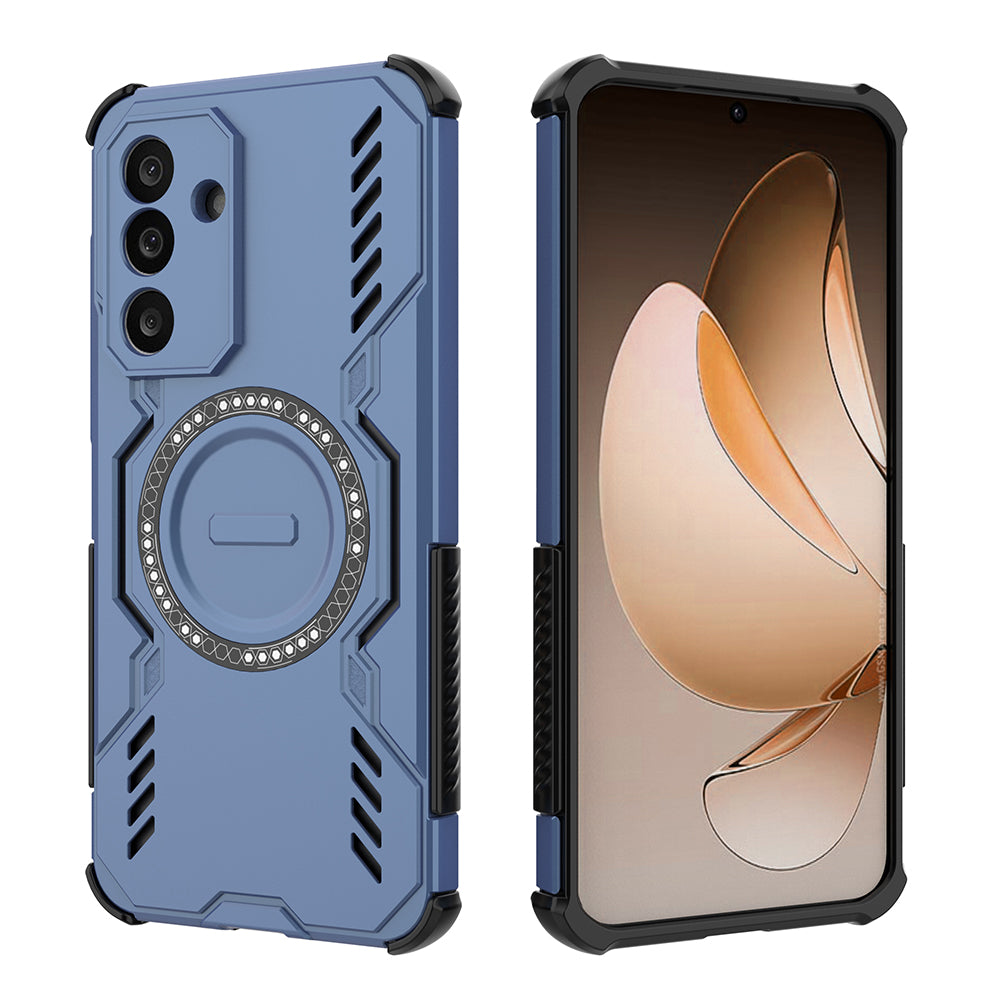Hybrid Military Grade Shockproof Protection PC-TPU MagSafe Cover for Samsung Galaxy M56 5G / F56 5G