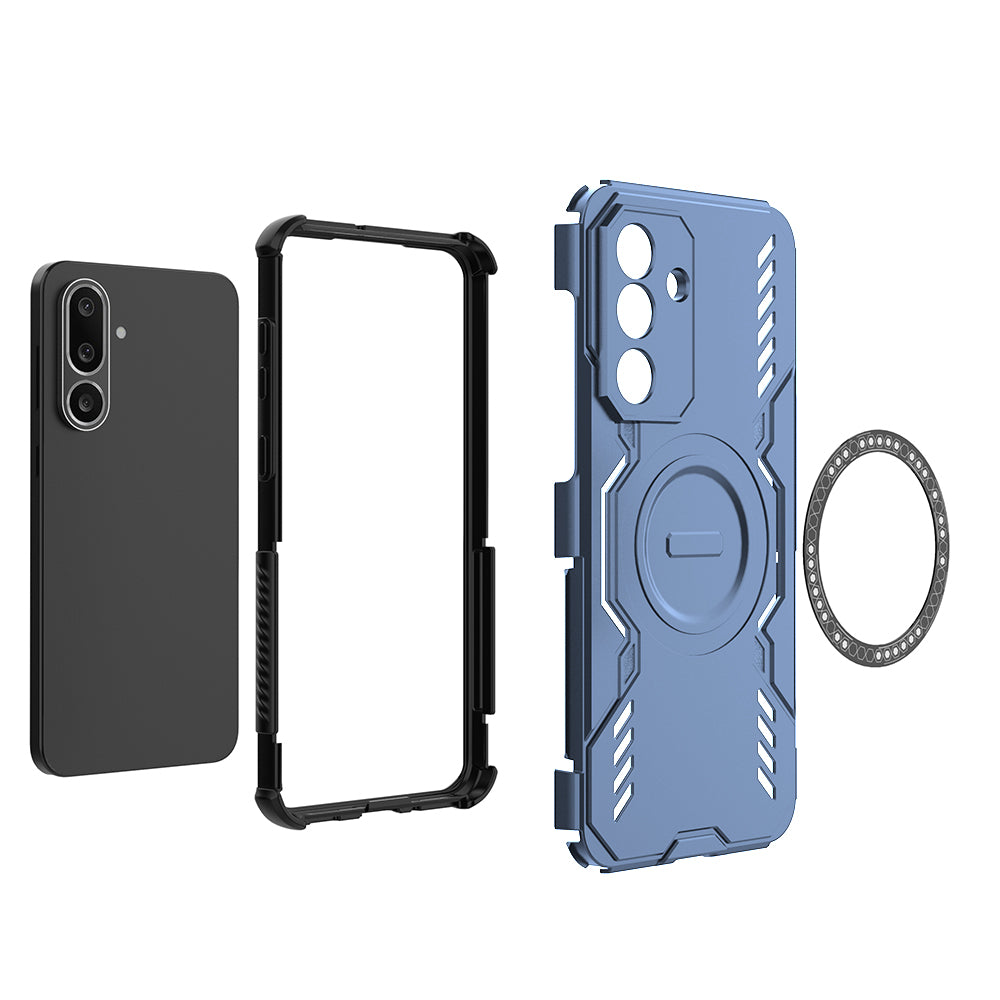 Hybrid Military Grade Shockproof Protection PC-TPU MagSafe Cover for Samsung Galaxy M56 5G / F56 5G