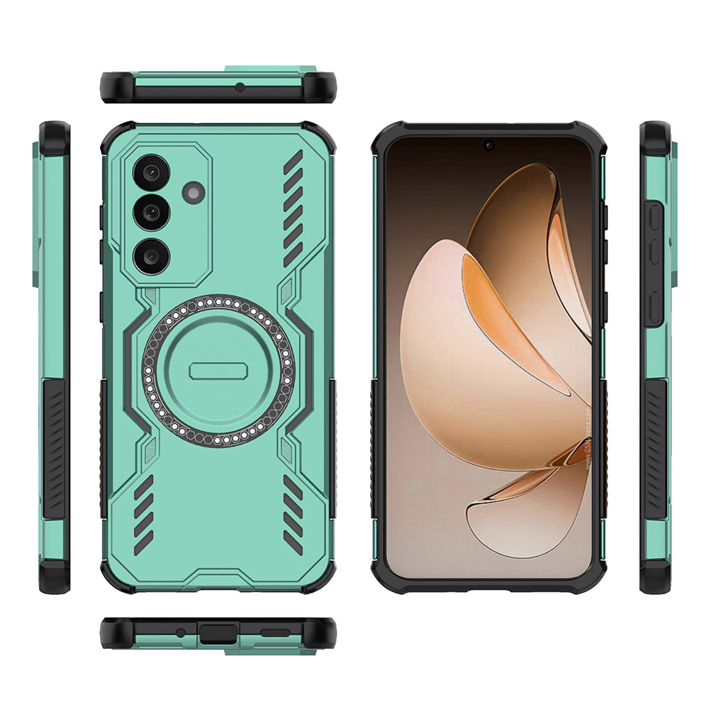 Hybrid Military Grade Shockproof Protection PC-TPU MagSafe Cover for Samsung Galaxy M56 5G / F56 5G