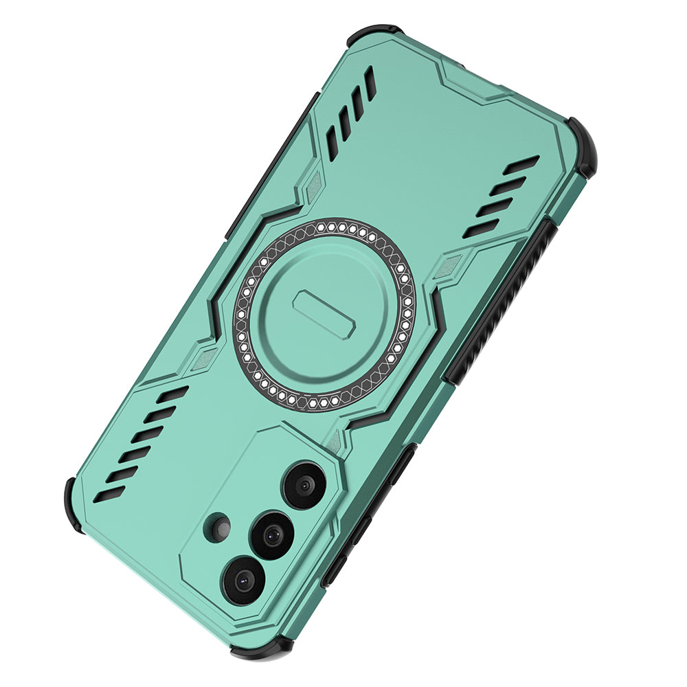 Hybrid Military Grade Shockproof Protection PC-TPU MagSafe Cover for Samsung Galaxy M56 5G / F56 5G