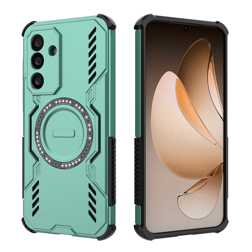 Hybrid Military Grade Shockproof Protection PC-TPU MagSafe Cover for Samsung Galaxy M56 5G / F56 5G