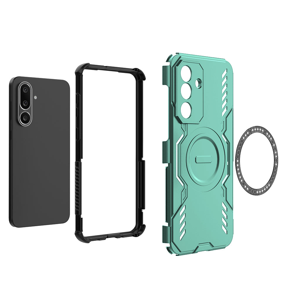 Hybrid Military Grade Shockproof Protection PC-TPU MagSafe Cover for Samsung Galaxy M56 5G / F56 5G
