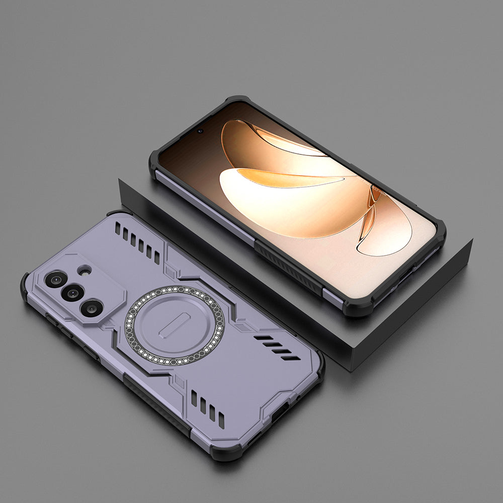 Hybrid Military Grade Shockproof Protection PC-TPU MagSafe Cover for Samsung Galaxy M56 5G / F56 5G