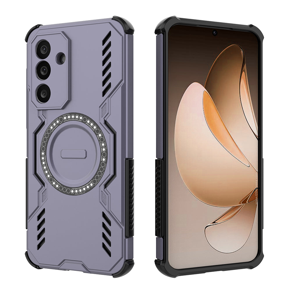 Hybrid Military Grade Shockproof Protection PC-TPU MagSafe Cover for Samsung Galaxy M56 5G / F56 5G