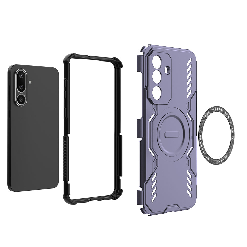 Hybrid Military Grade Shockproof Protection PC-TPU MagSafe Cover for Samsung Galaxy M56 5G / F56 5G