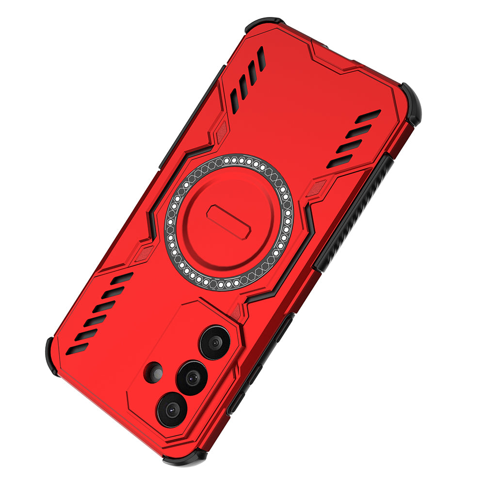 Hybrid Military Grade Shockproof Protection PC-TPU MagSafe Cover for Samsung Galaxy M56 5G / F56 5G