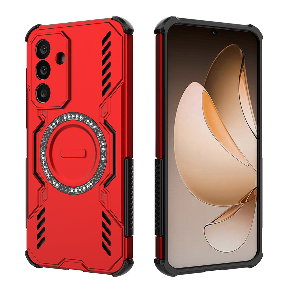 Hybrid Military Grade Shockproof Protection PC-TPU MagSafe Cover for Samsung Galaxy M56 5G / F56 5G