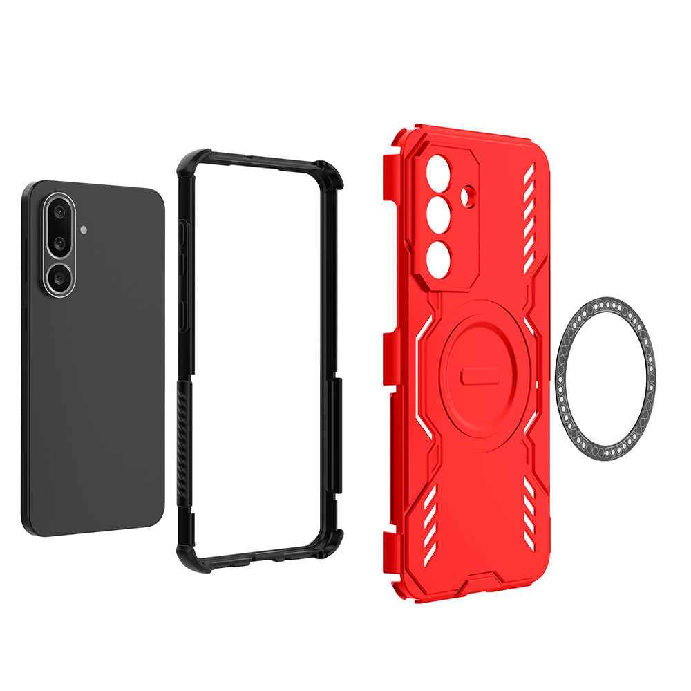 Hybrid Military Grade Shockproof Protection PC-TPU MagSafe Cover for Samsung Galaxy M56 5G / F56 5G