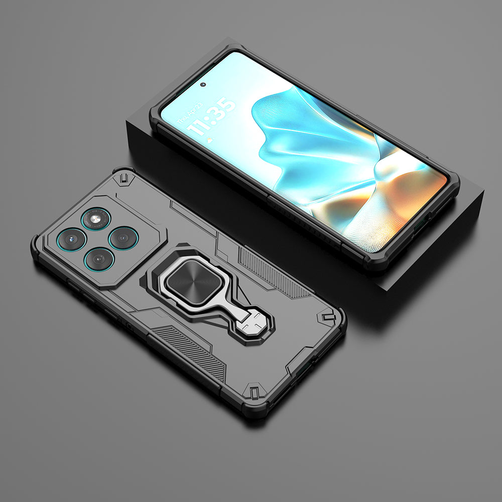 Hybrid Military Grade Armor Kickstand Rotating Ring Holder Case for Motorola Moto Edge 60 5G / Edge 60 Fusion 5G