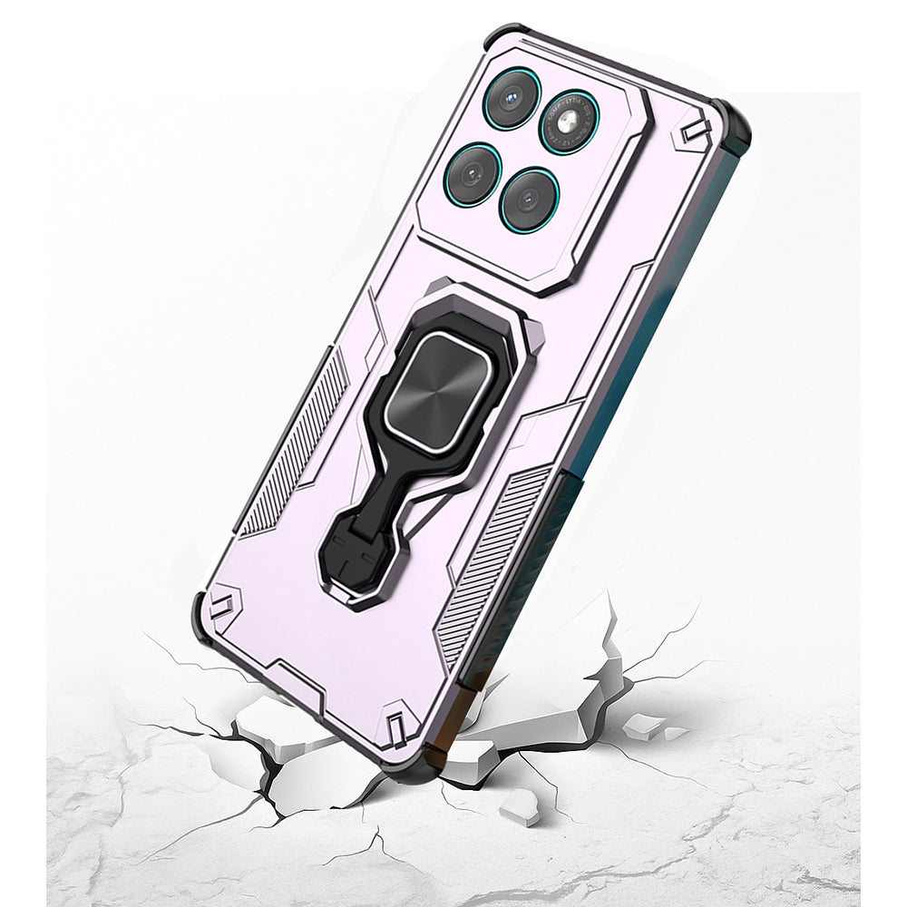 Hybrid Military Grade Armor Kickstand Rotating Ring Holder Case for Motorola Moto Edge 60 5G / Edge 60 Fusion 5G